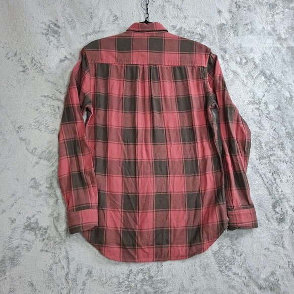 KOTO Urban Outfitters 100% Cotton Flannel Shirt Size XS Button Down Plaid - Picture 2 of 9